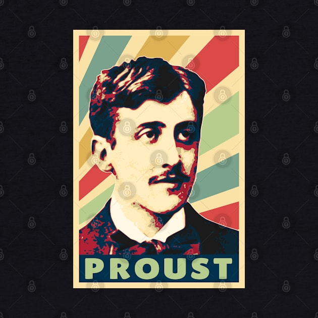 Marcel Proust Vintage Colors by Nerd_art